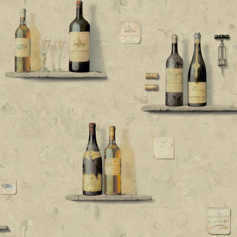 wine bottle   Wallpaper Border Wallpaper inccom
