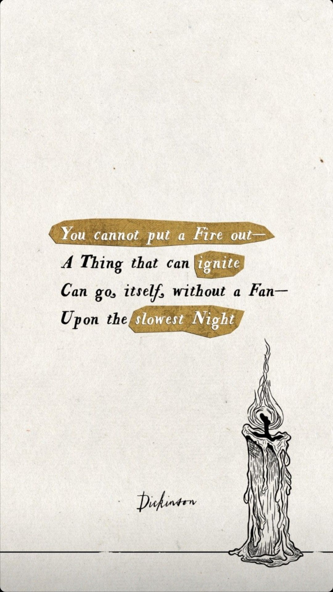 You cannot put a Fire out Emily dickinson poems Emily dickinson 1080x1919