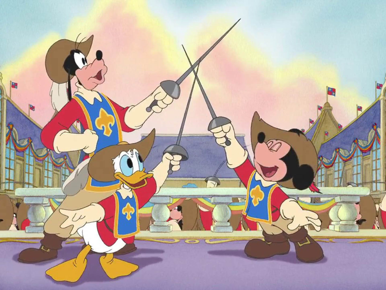 The Three Musketeers Mickey Donald Goofy HD Wallpaper For Your