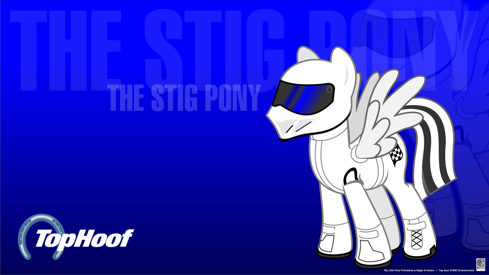 The Stig Pony Wallpaper By Kman Studio