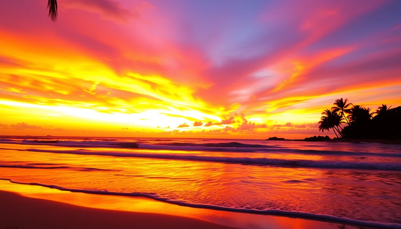 Sunset Beach Wallpaper