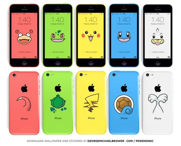 Your iPhone 5c Into Very Own Pok Mon With This Cool Wallpaper
