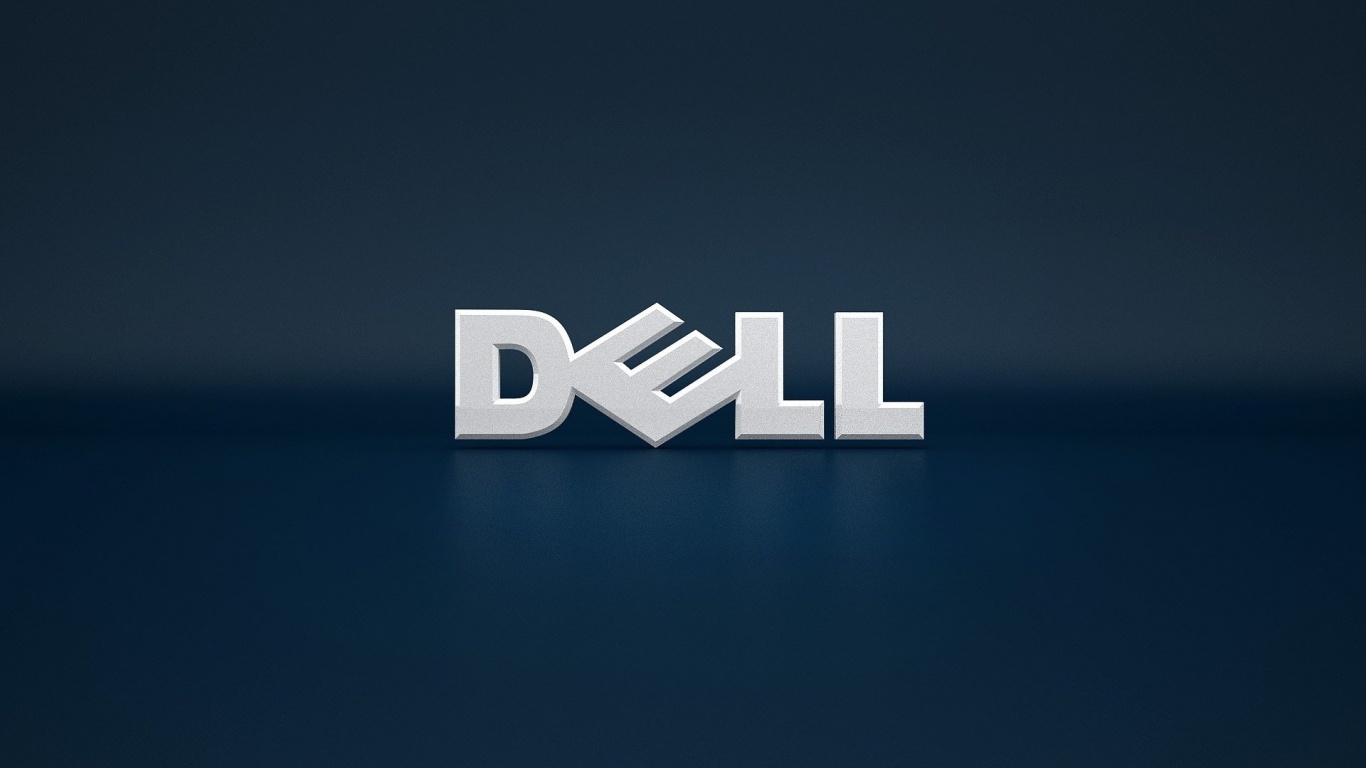 Dell Blue Desktop Pc And Mac Wallpaper
