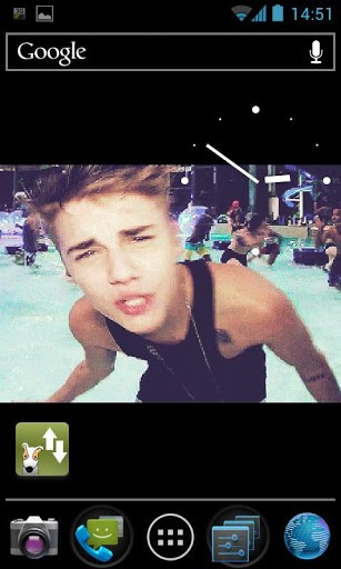 Bigger Justin Bieber Live Wallpaper For Android Screenshot