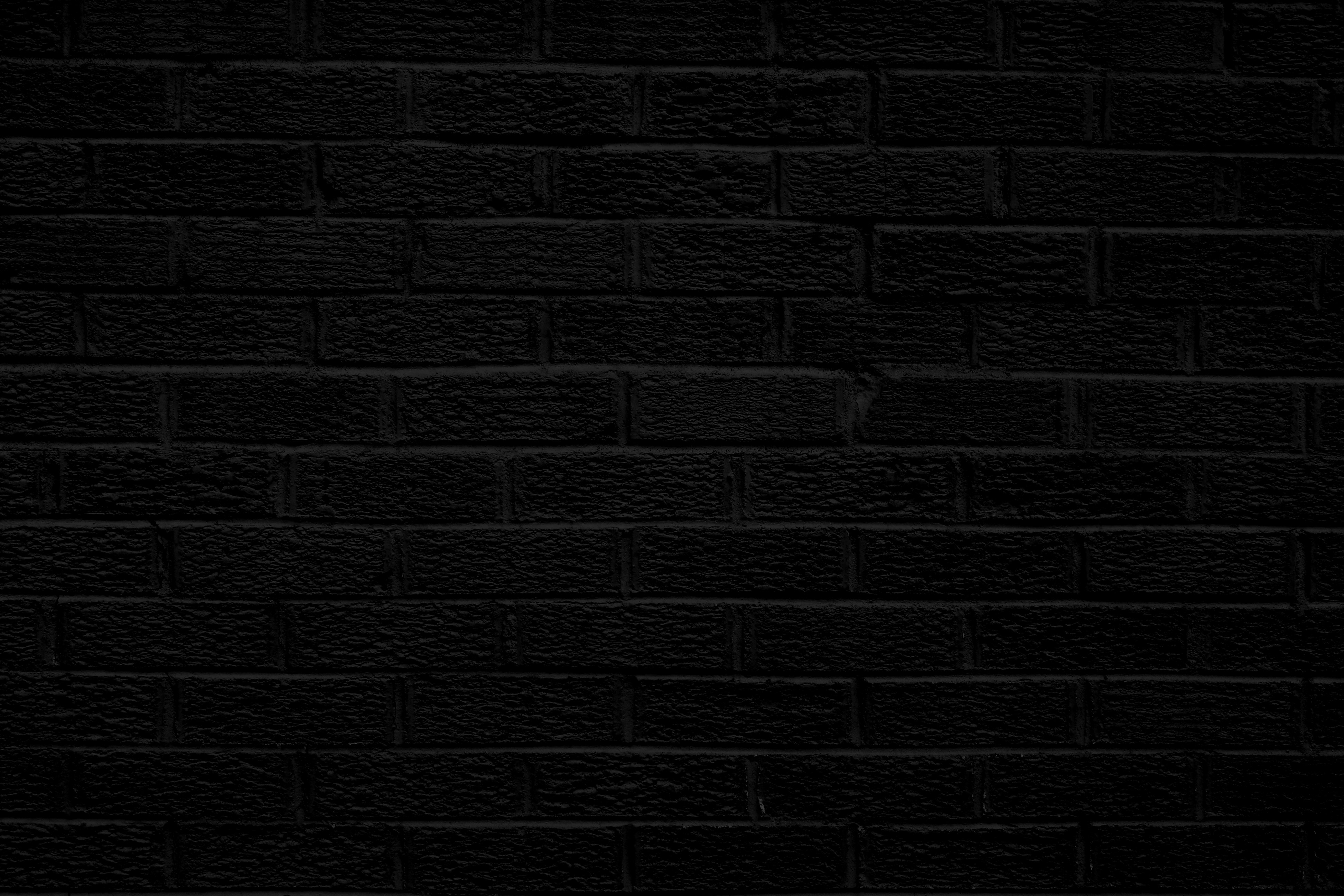 Graffiti Bricks Black Brick Wall Texture Picture Photograph