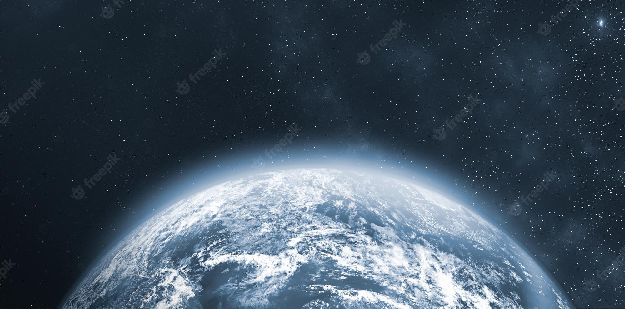 Premium Photo Blue Earth In The Space Colorful Art Solar