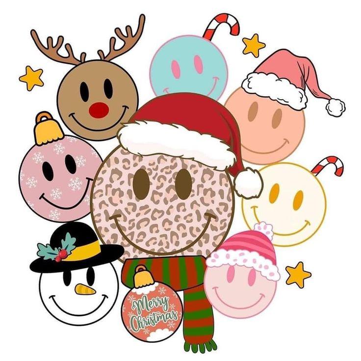 smiley christmas png in Cute christmas wallpaper
