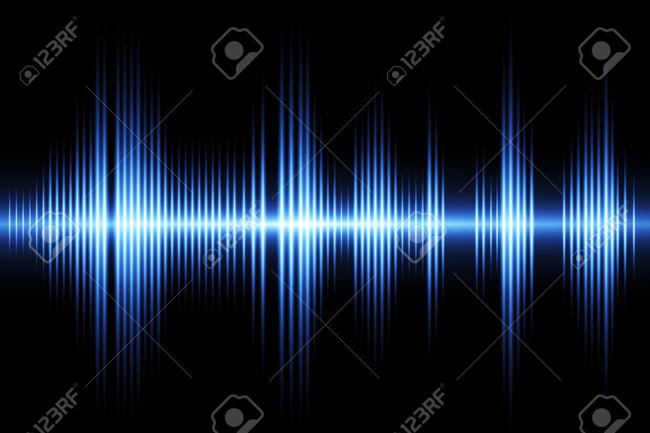 Equalizer Sound Wave Background Theme Stock Photo Picture And