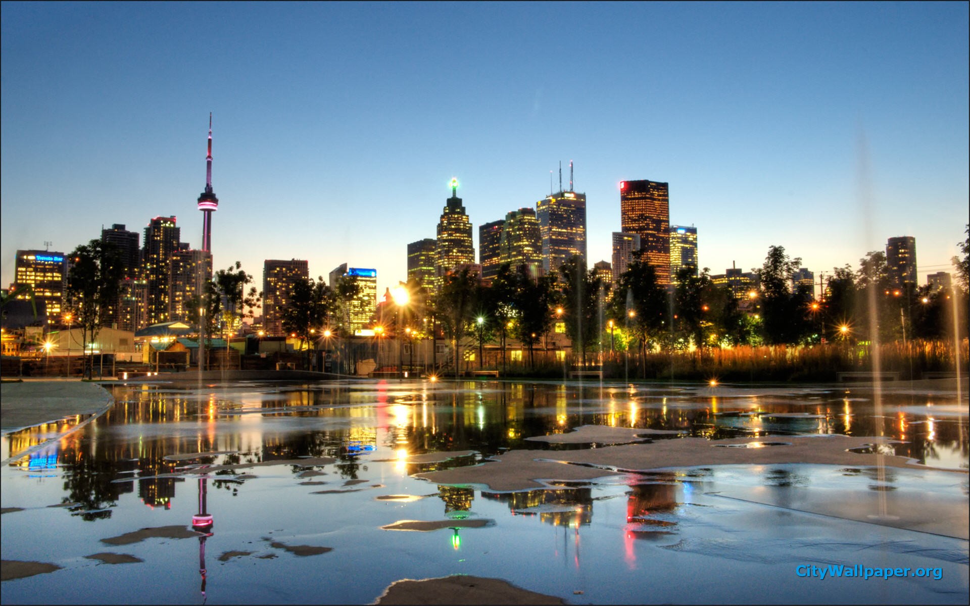 Toronto Skyline Wallpaper HD