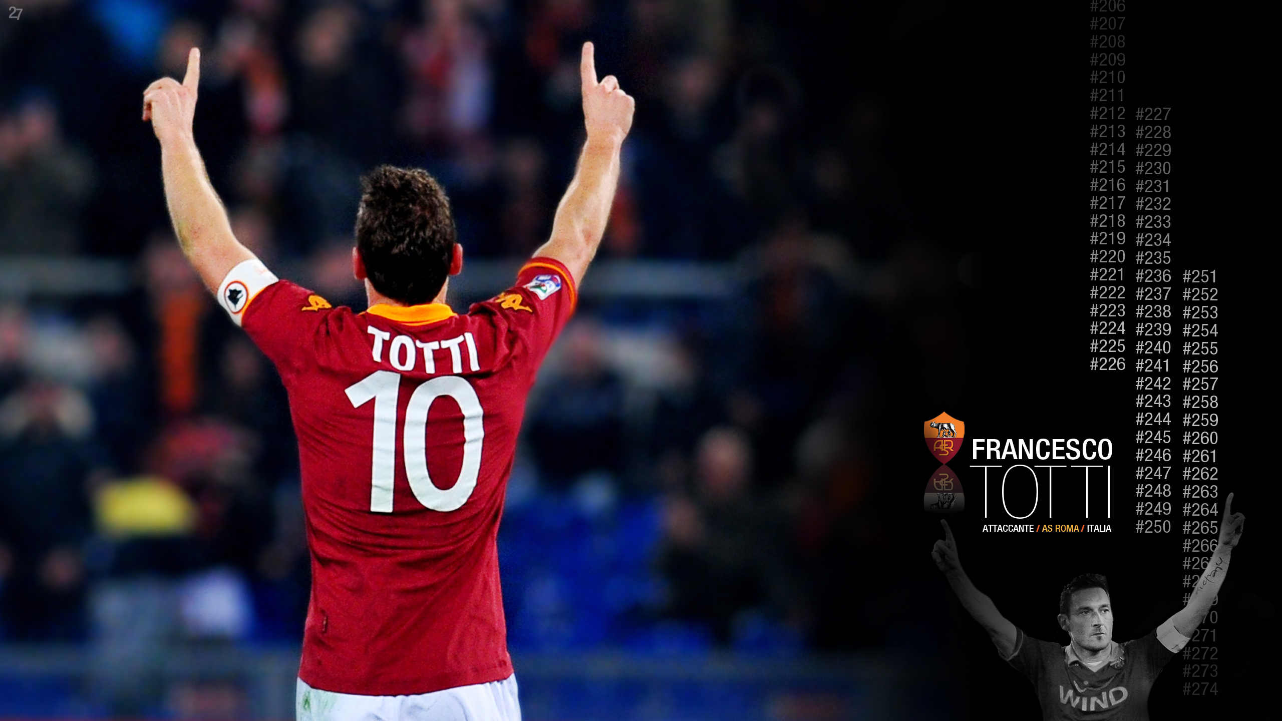 Francesco Totti Wallpaper Forza27