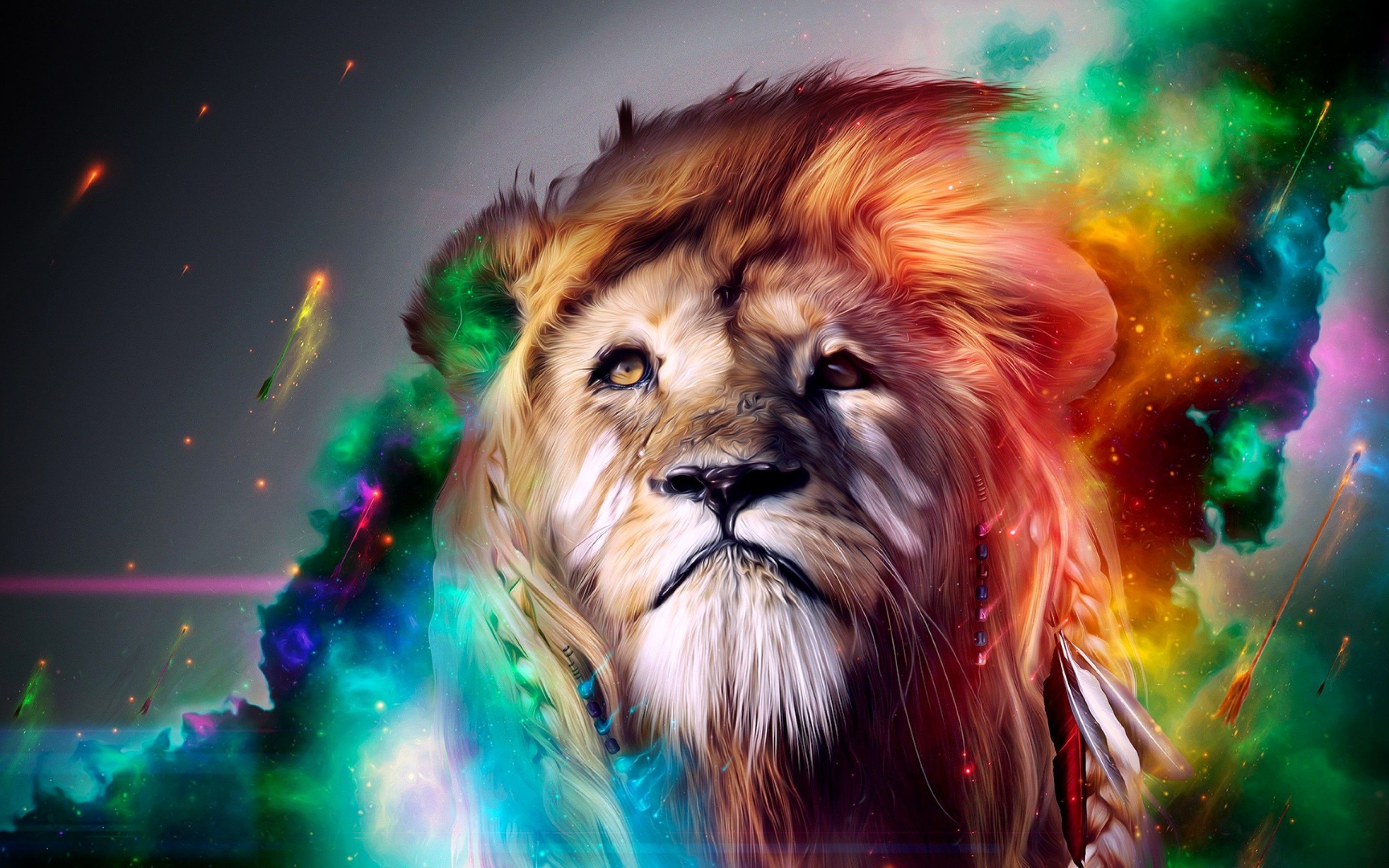 Lion 3d Graphics HD Desktop Wallpaper In