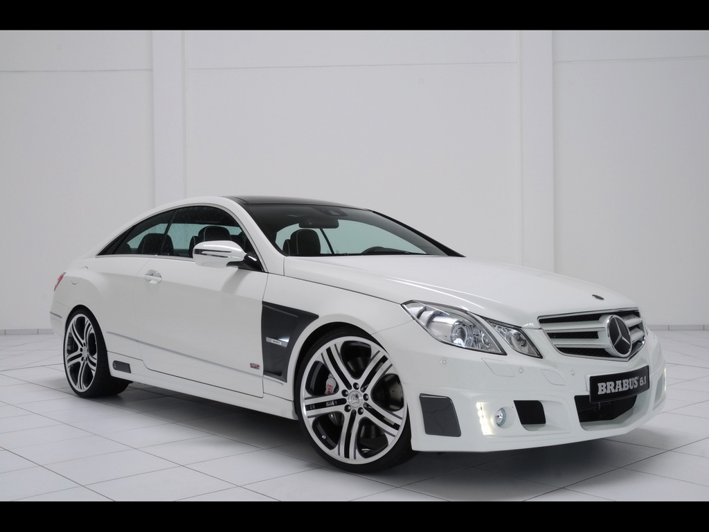 Brabus Mercedes Benz E Class Coupe Front And Side