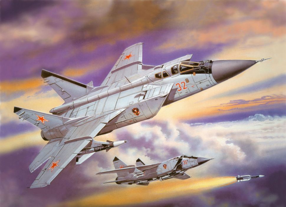 Mig Fighter Jet Military Airplane Plane Russian