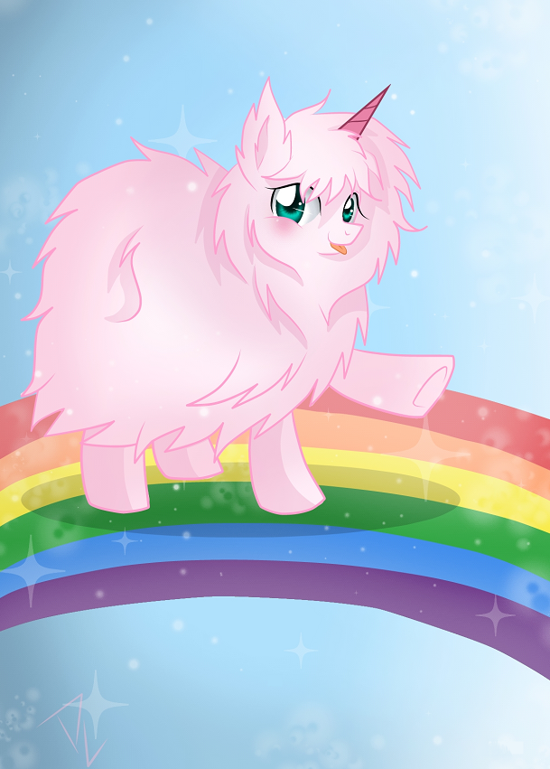 Pink Fluffy Unicorns Dancing On Rainbows My Little Pony