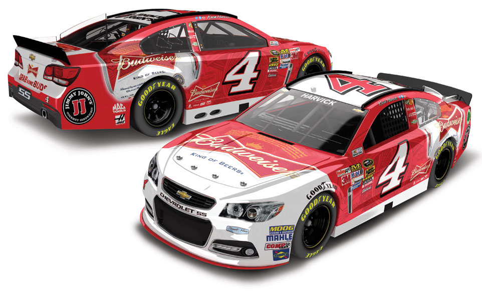 Kevin Harvick Budweiser Action Diecast