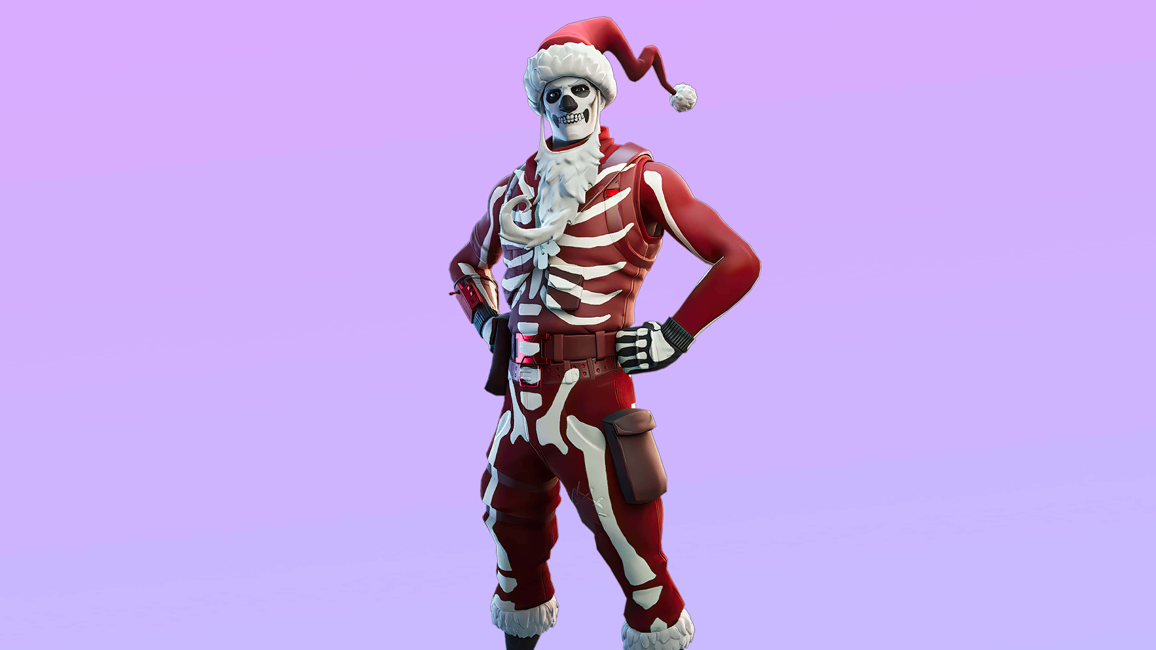 Purple Skull Trooper Wallpaper