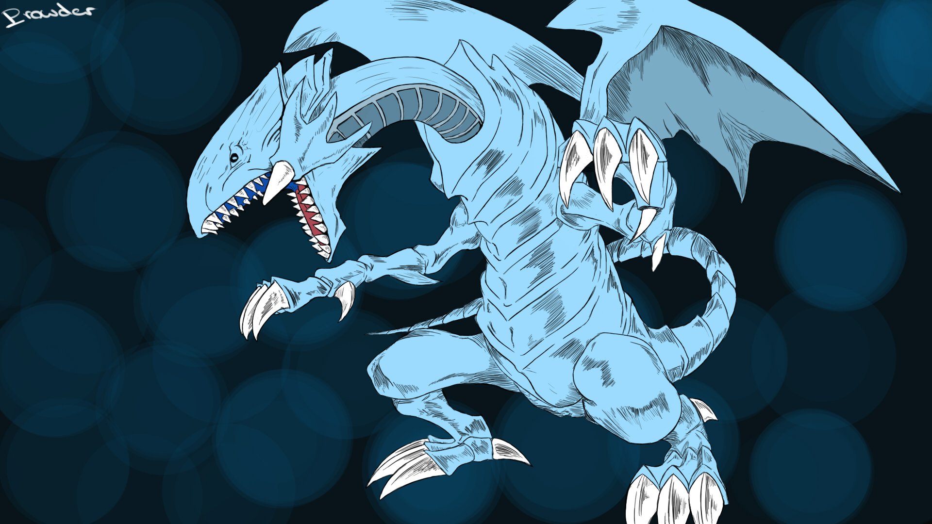 Blue Eyes White Dragon Wallpaper Yu gi oh dragons blue eyes