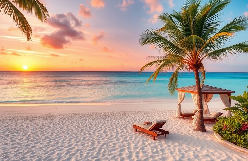 Beach Resort Wallpaper