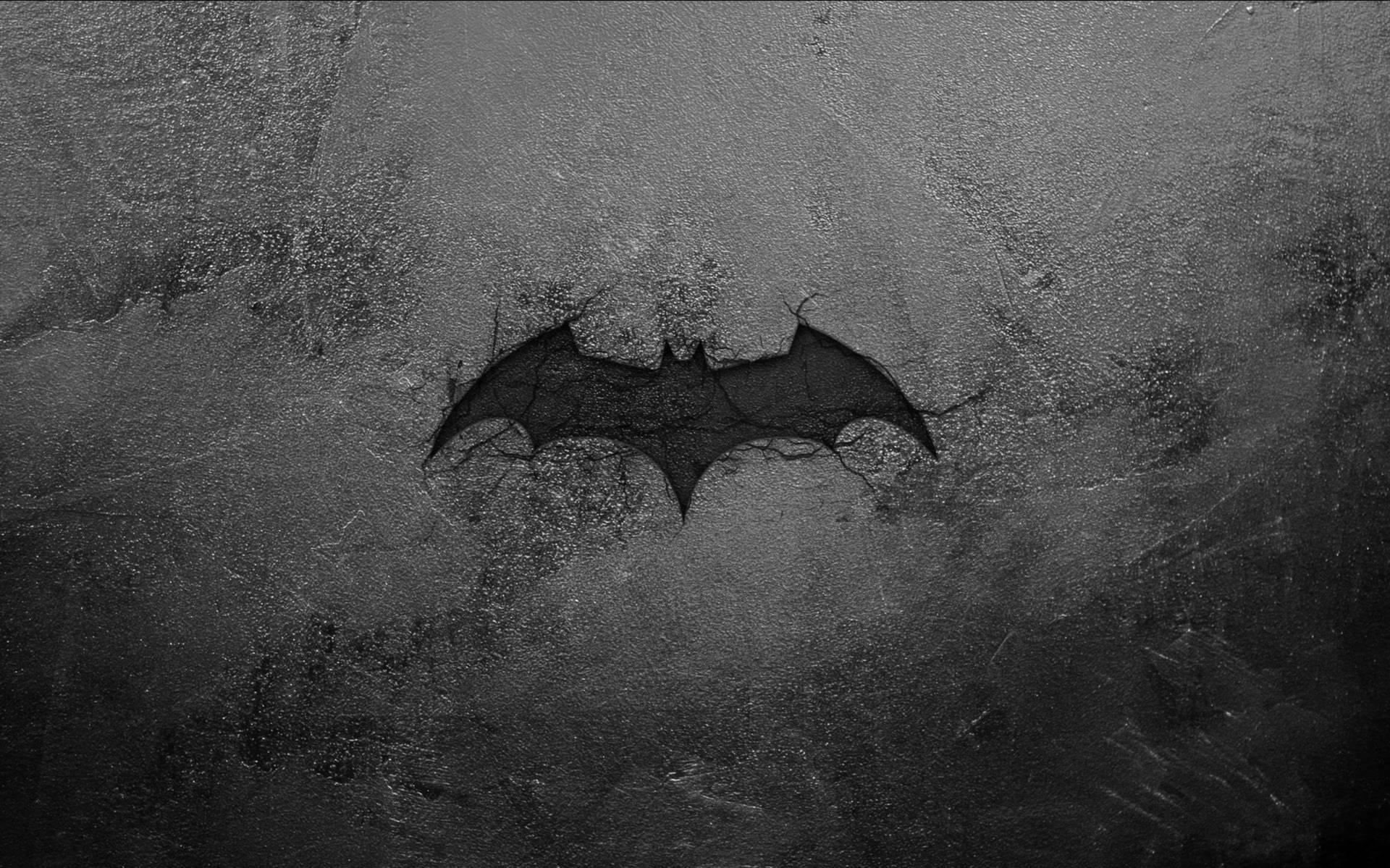 Batman Logo on Black on Sure Strip Wallpaper - All 4 Walls Wallpaper