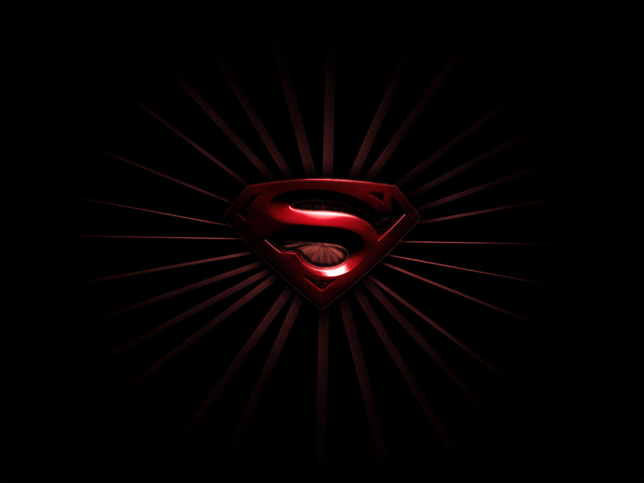 Download Superman Logo wallpaper s shining 1280x960