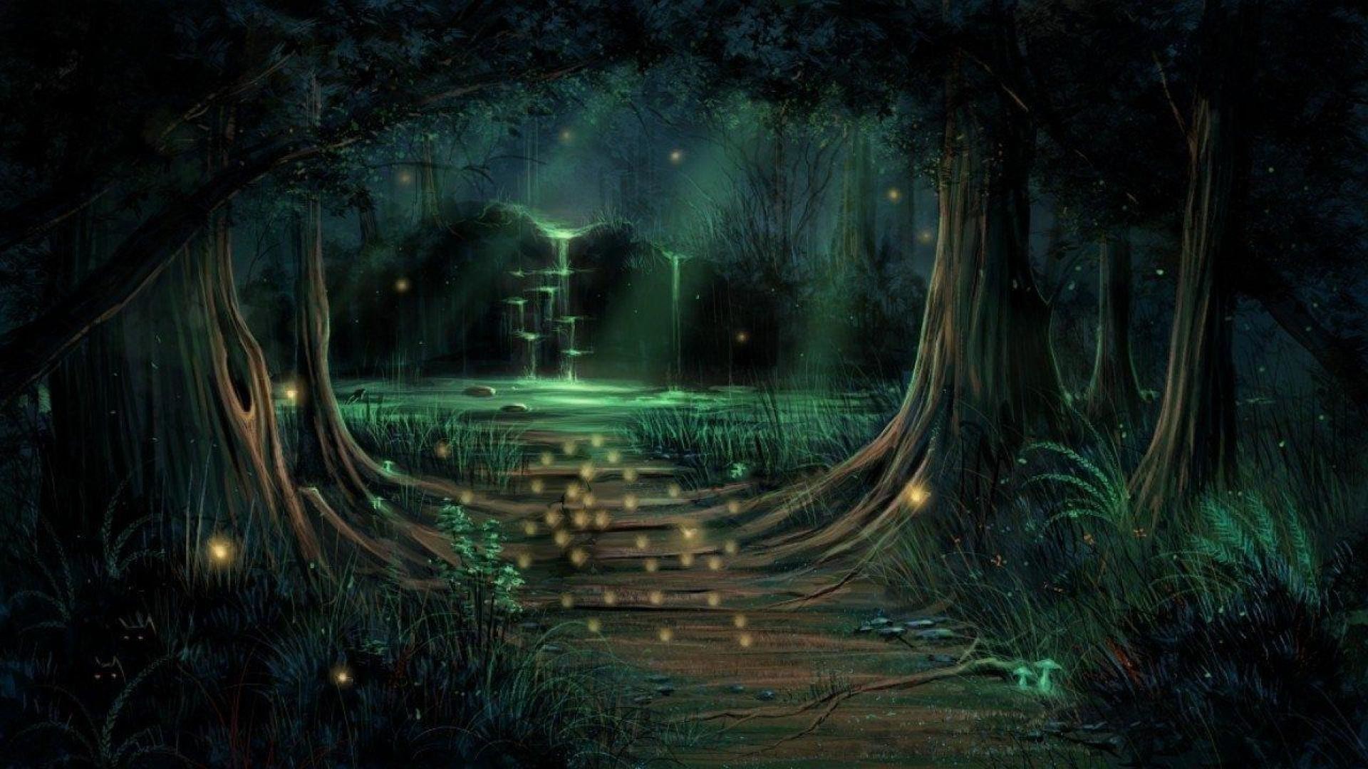 Mystical Forest Wallpaper
