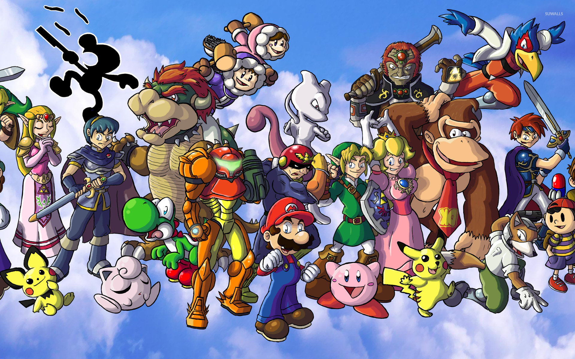 Super Smash Bros Wallpaper Game