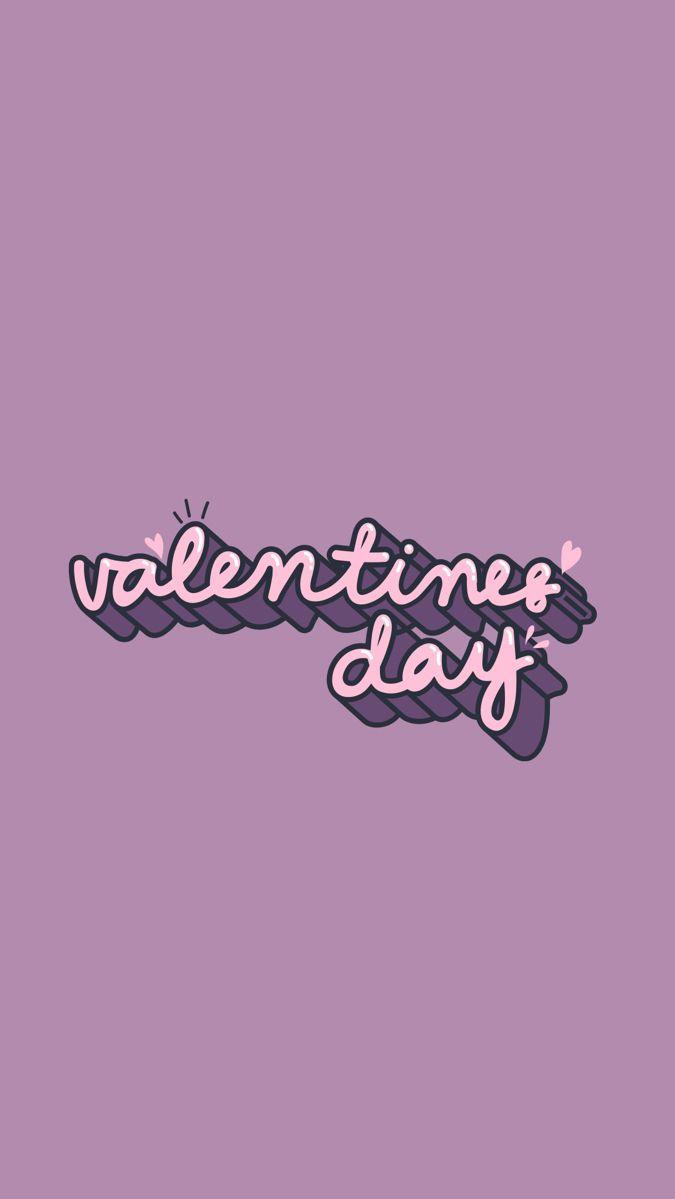 Happy Valentines Day Wallpaper iPhone Instagram Simple Aesthetic