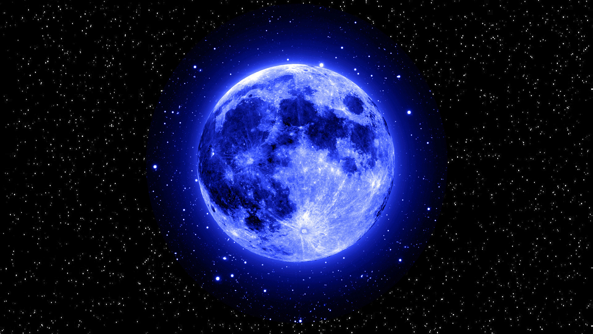 Wallpaper Blue Moon