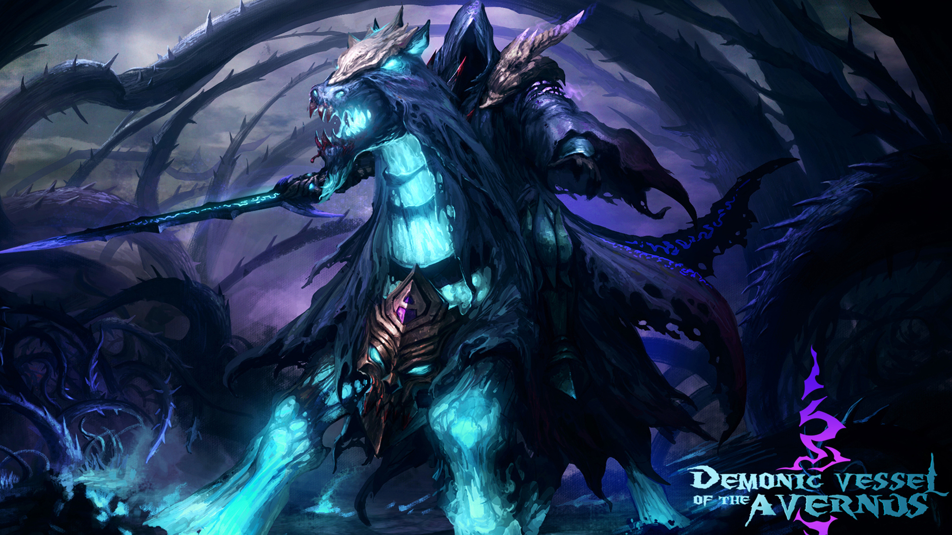 Demonic Vessel Of The Avernus Set Dota Game HD Wallpaper