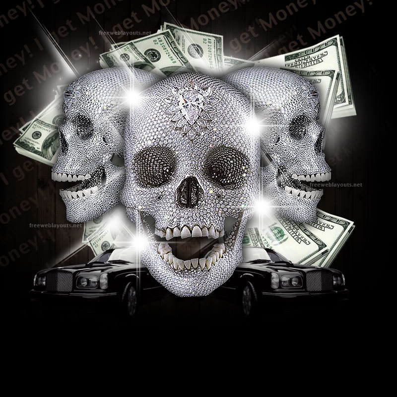 Bad Ass Skull Background Revolutionmyspace Image Code