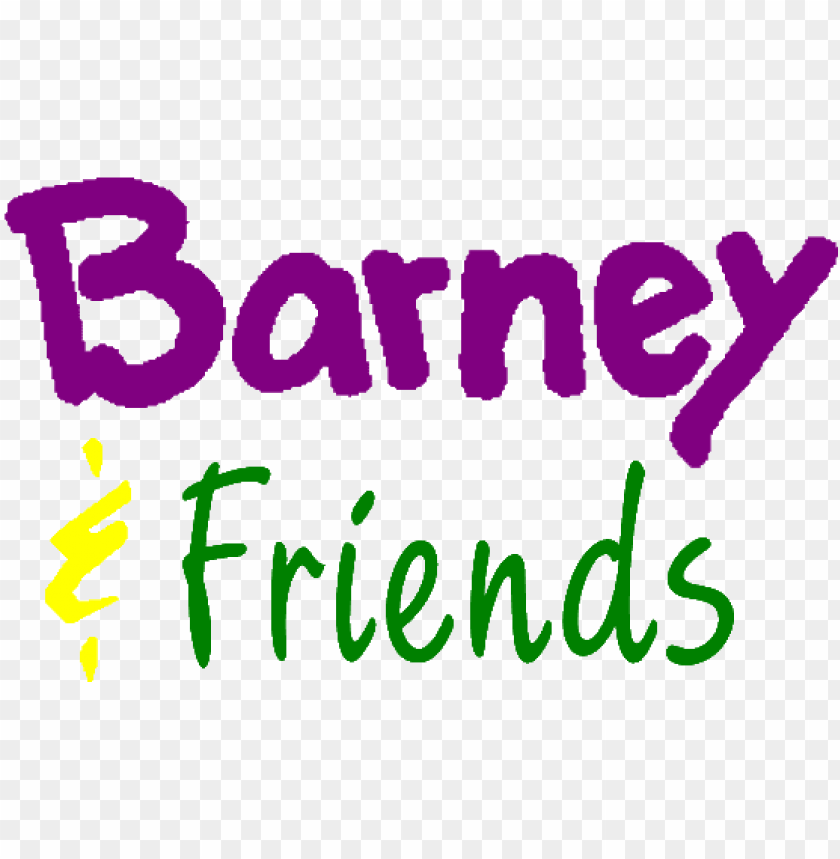 Barney Friends Logo Sharing Is Caring Book Png