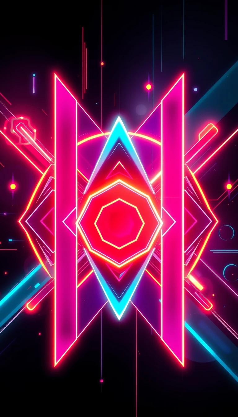 Neon 4k Phone Wallpaper