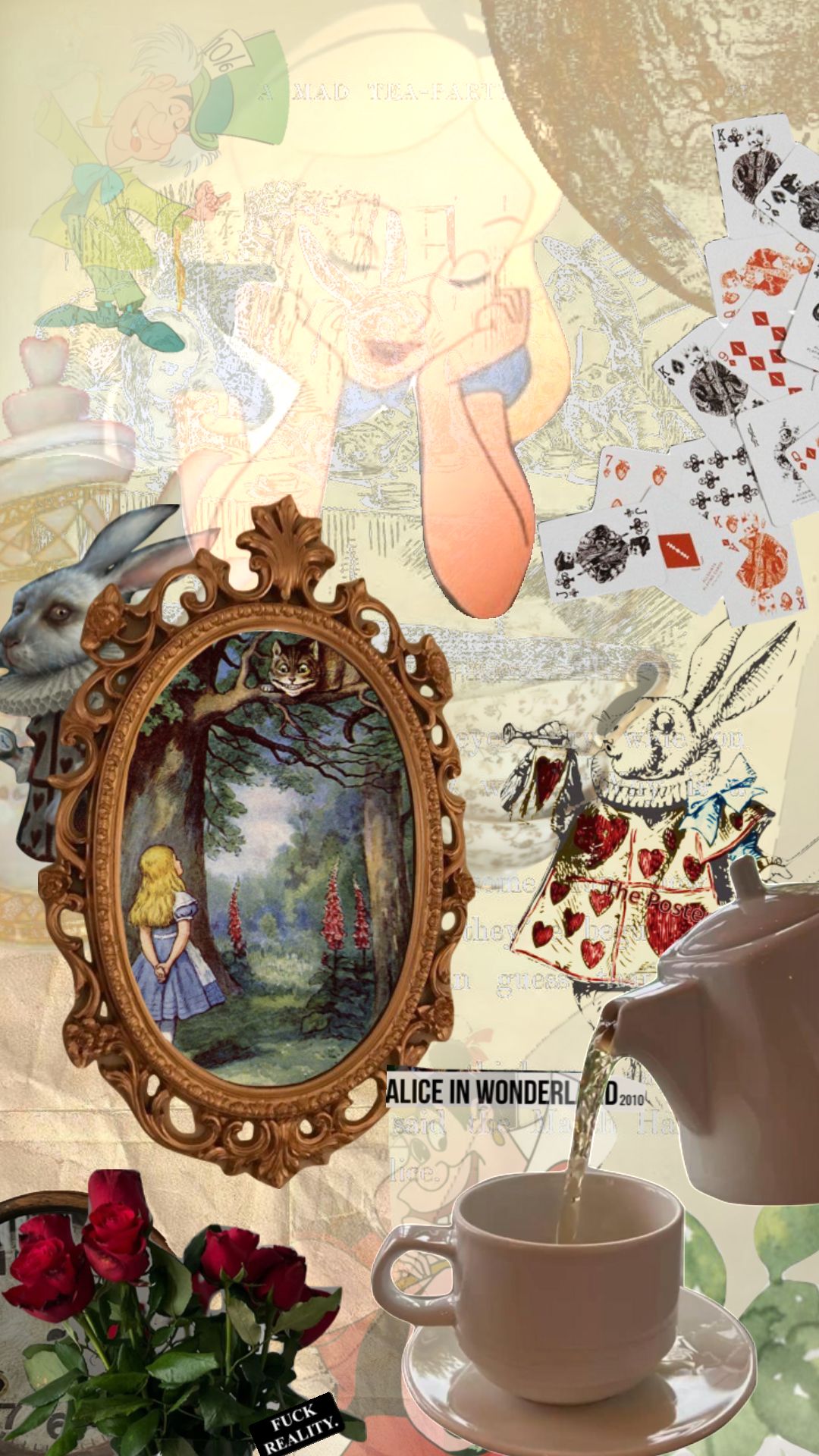 Check Out Sourliv444 S Shuffles Alice In Wonderland Wallpaper