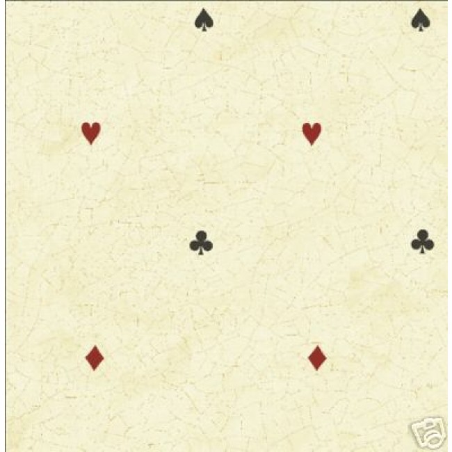 Playing Cards Suites Crackle Wallpaper All Walls