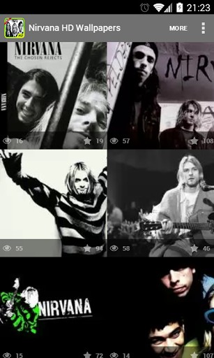 View bigger   Nirvana HD Wallpapers for Android screenshot
