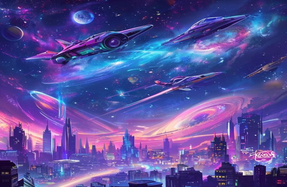 Retro Sci Fi Wallpaper