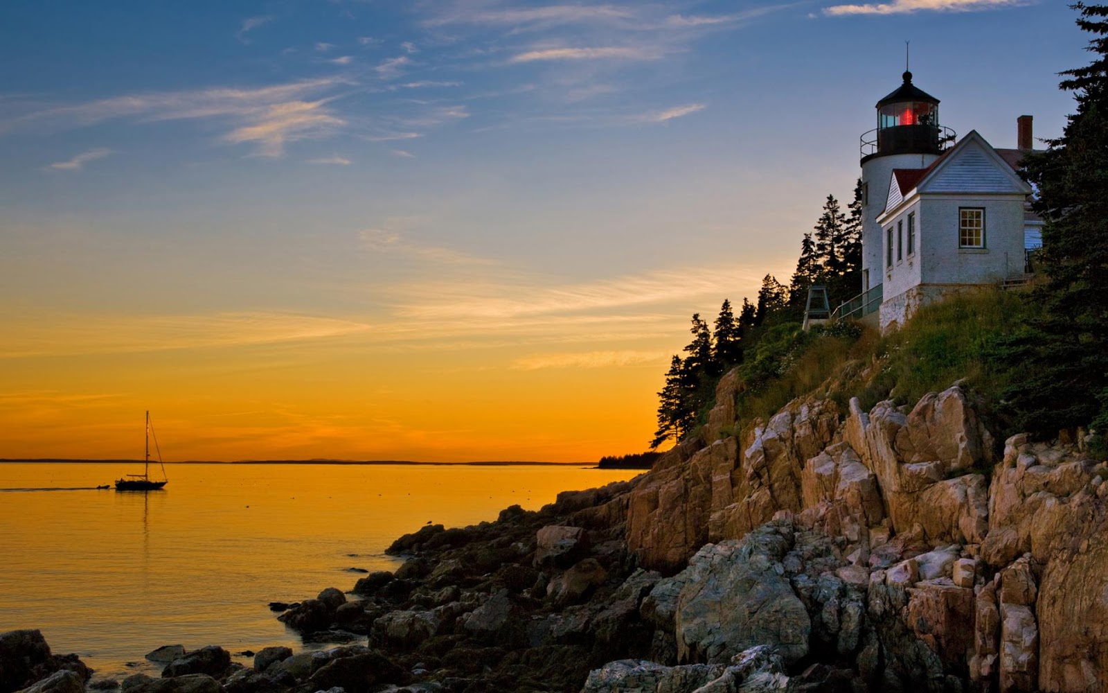 Acadia National Park Maine Full HD Desktop Wallpaper 1080p