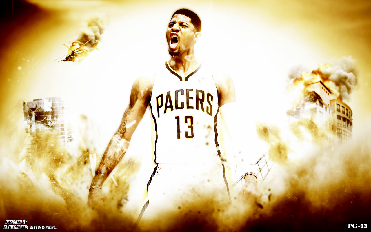 Paul George Chaos Wallpaper by ClydeGraffix on