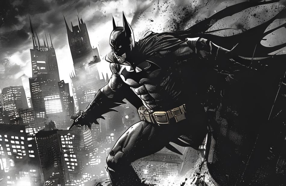 Black And White Batman Wallpaper