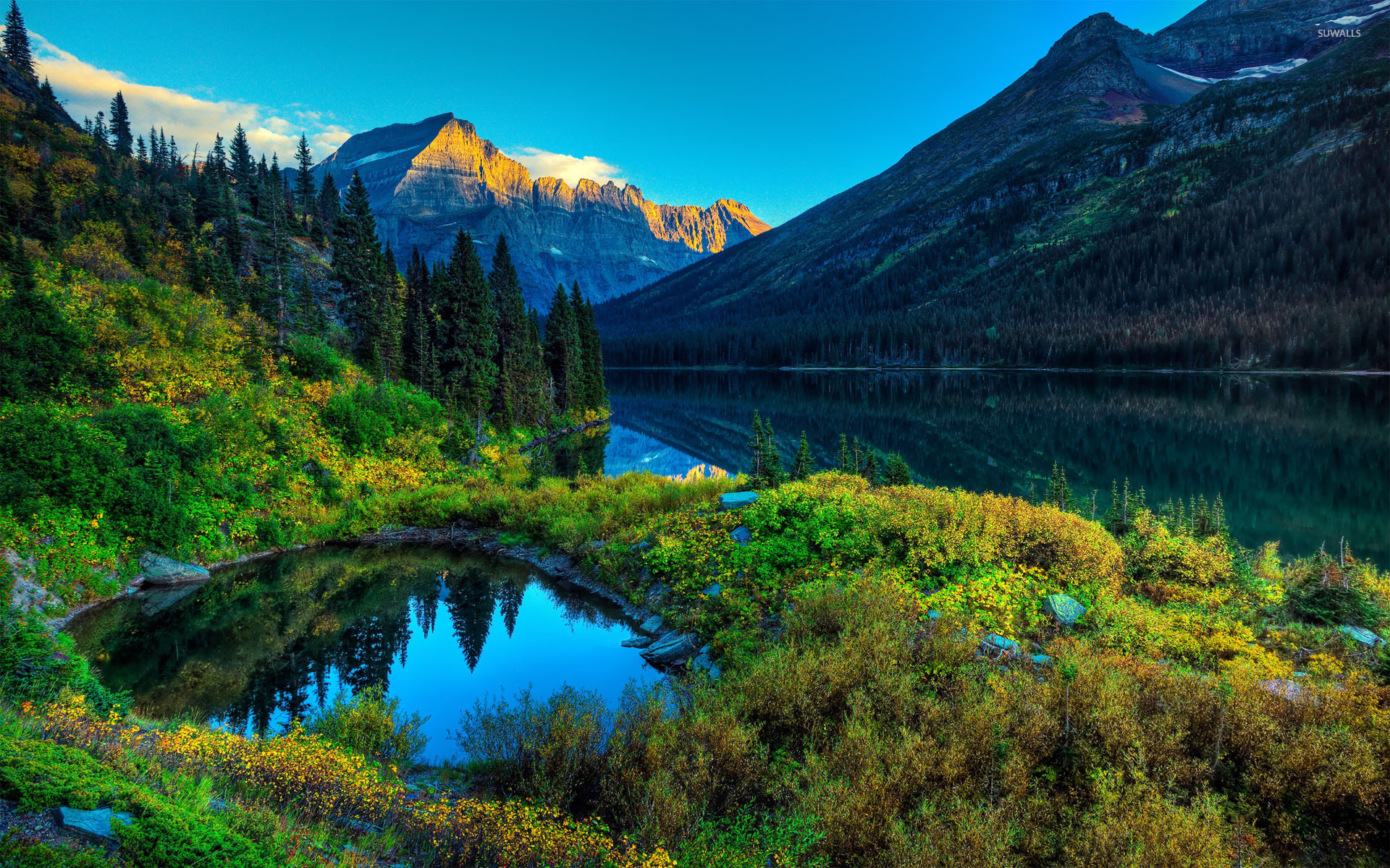 Mountain Lakes Wallpaper