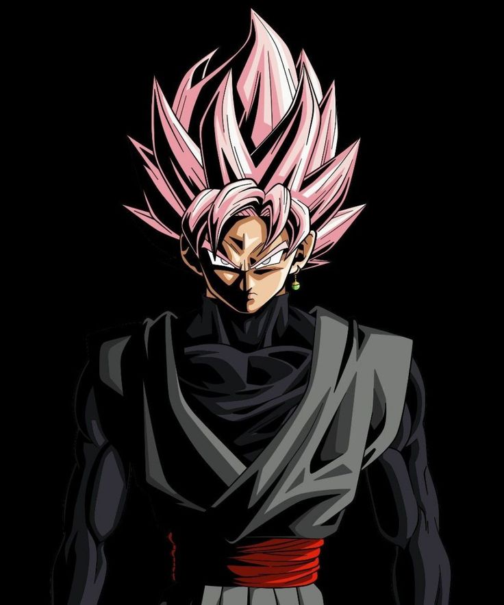 Black Goku Android iPhone Desktop HD Background Wallpaper