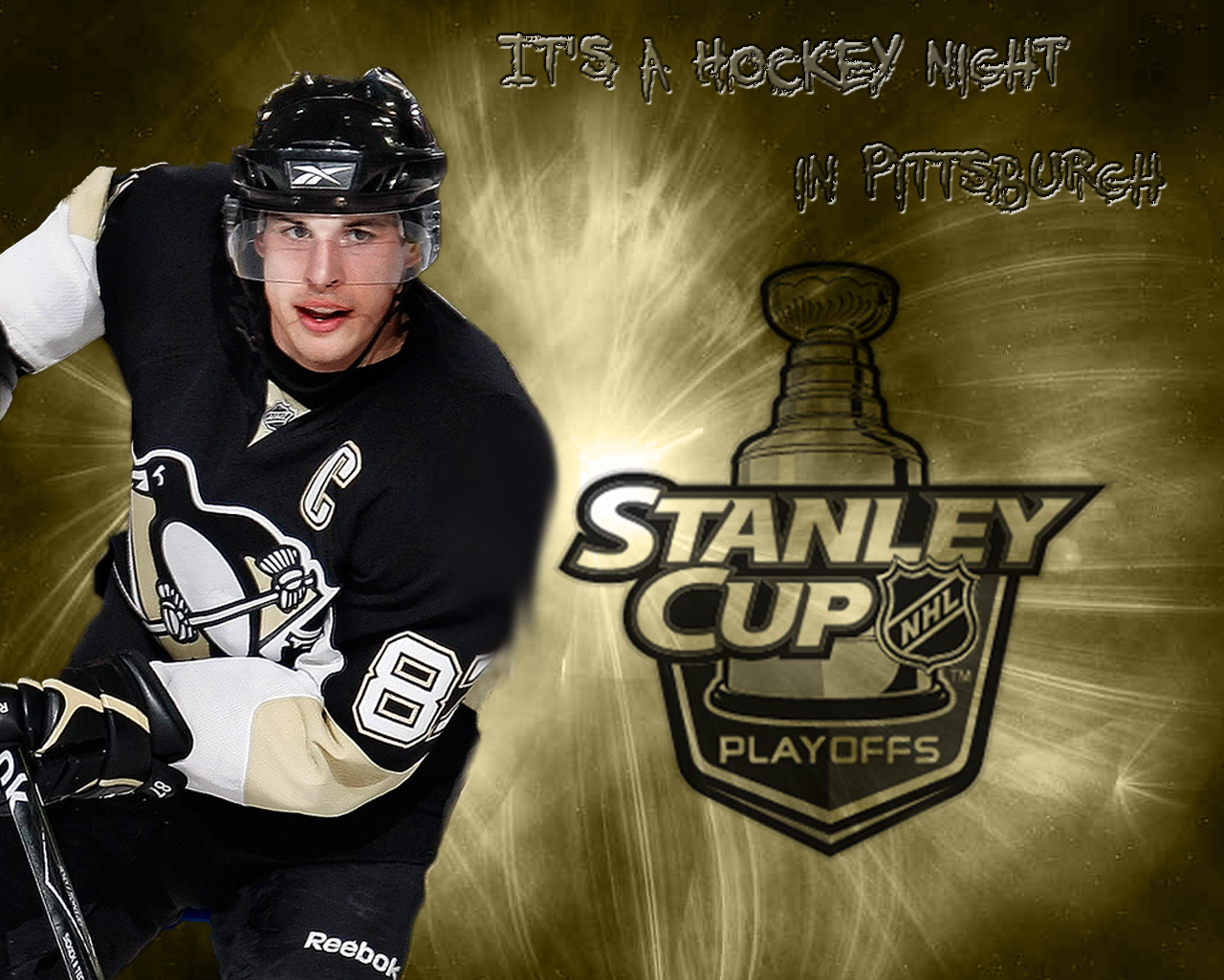 Sidney Crosby Stanley Cup Playoffs Wallpaper