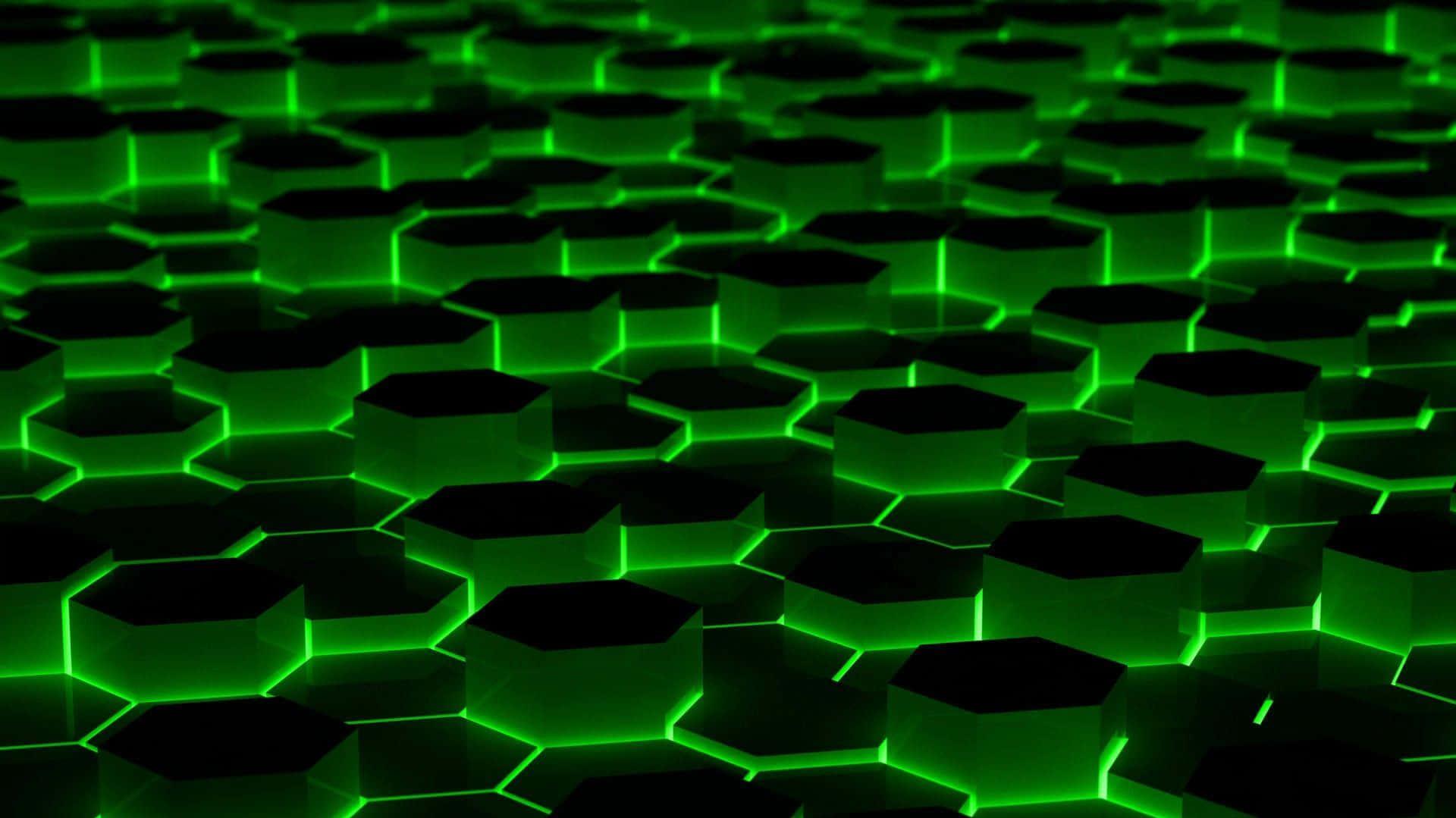 Neon Green Aesthetic Desktop Wallpaper