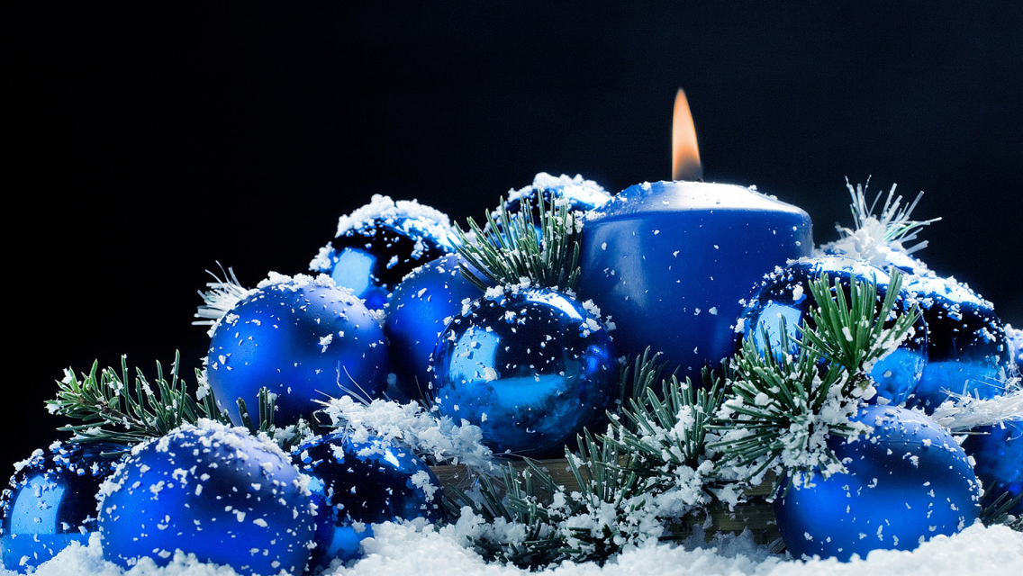 Christmas Candle Lights HD Wallpaper For iPhone