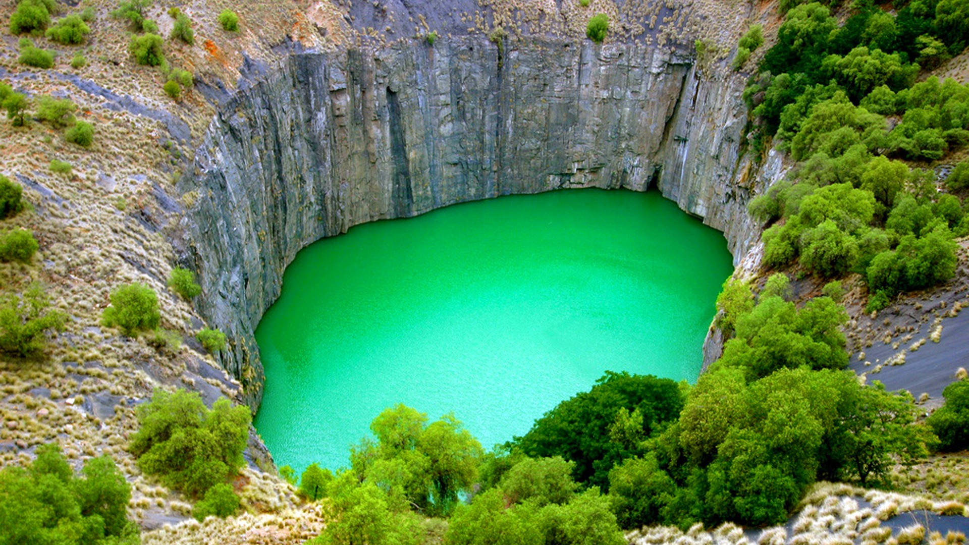 Big Hole Kimberley South Africa Wallpaper Widescreen HD
