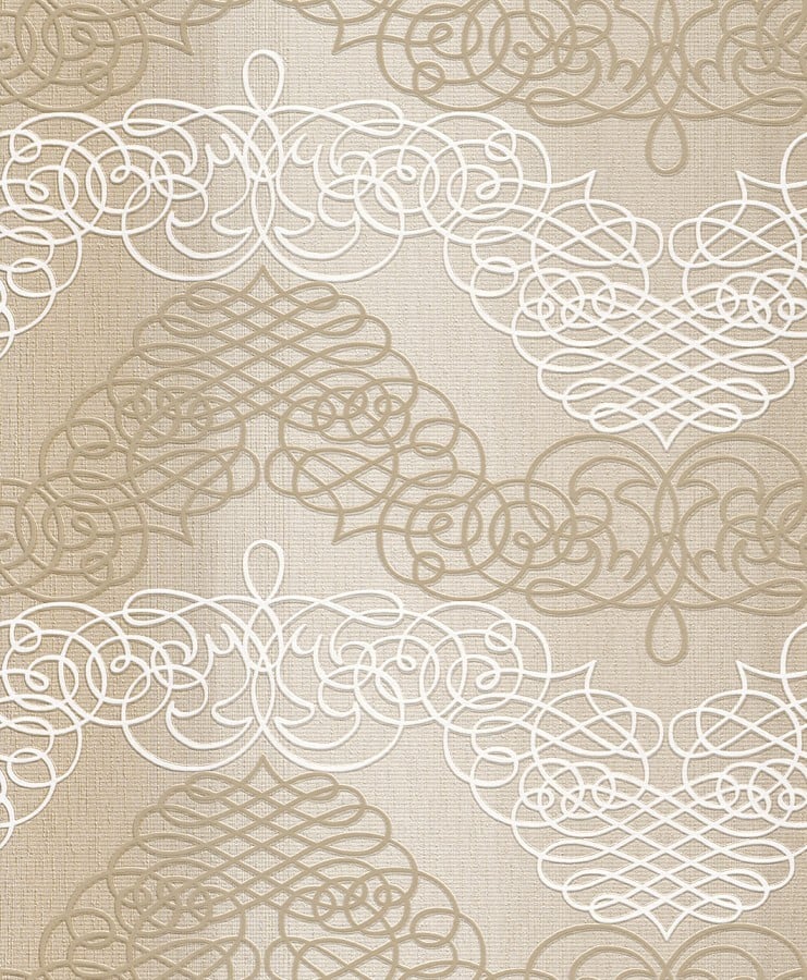 Rasch Wallpaper New Wave 2015 non woven 453614 stripes modern cream