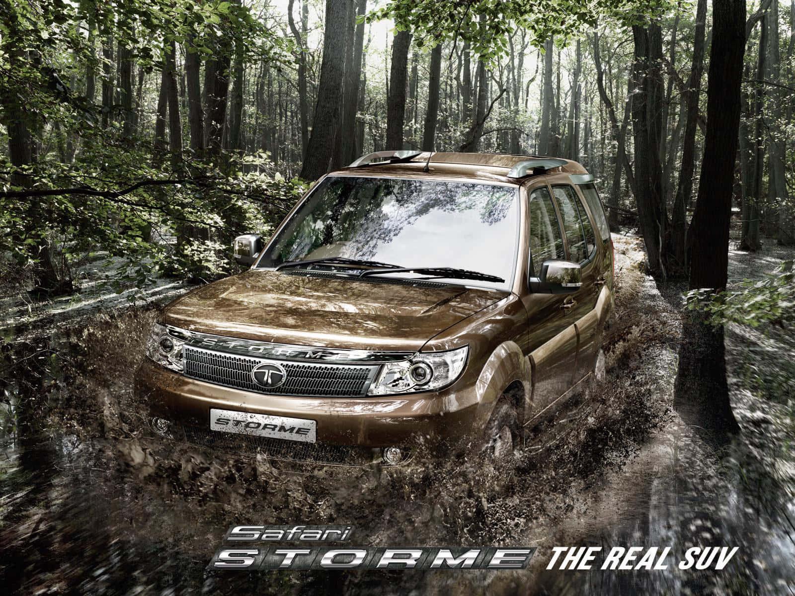 Stunning Tata Motors Car In Action Wallpaper