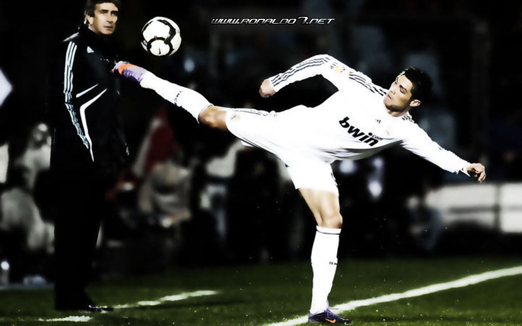 Cristiano Ronaldo Kick The Ball Wallpaper Take