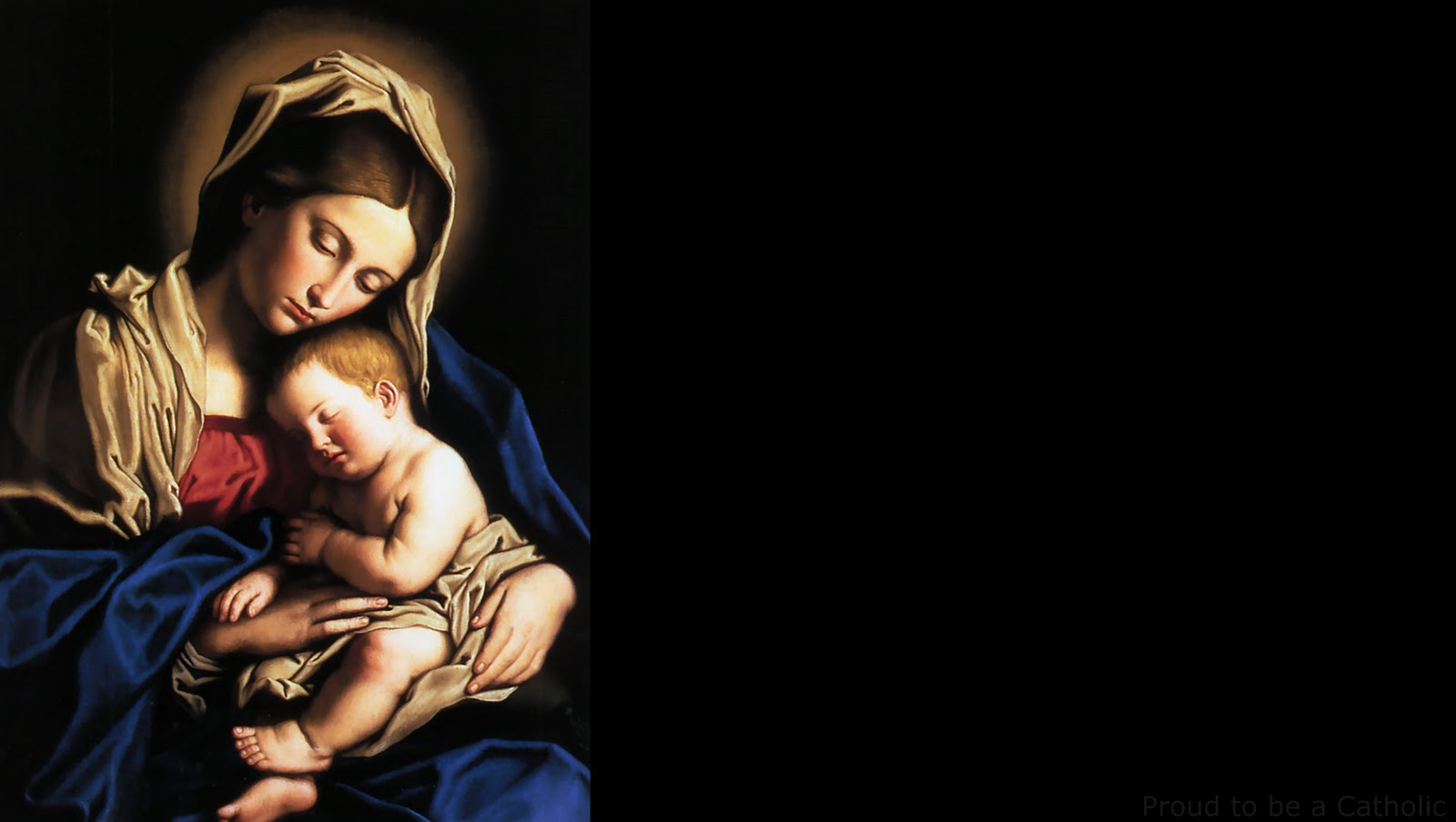 Solid Catholic Marian Wallpaper For Your