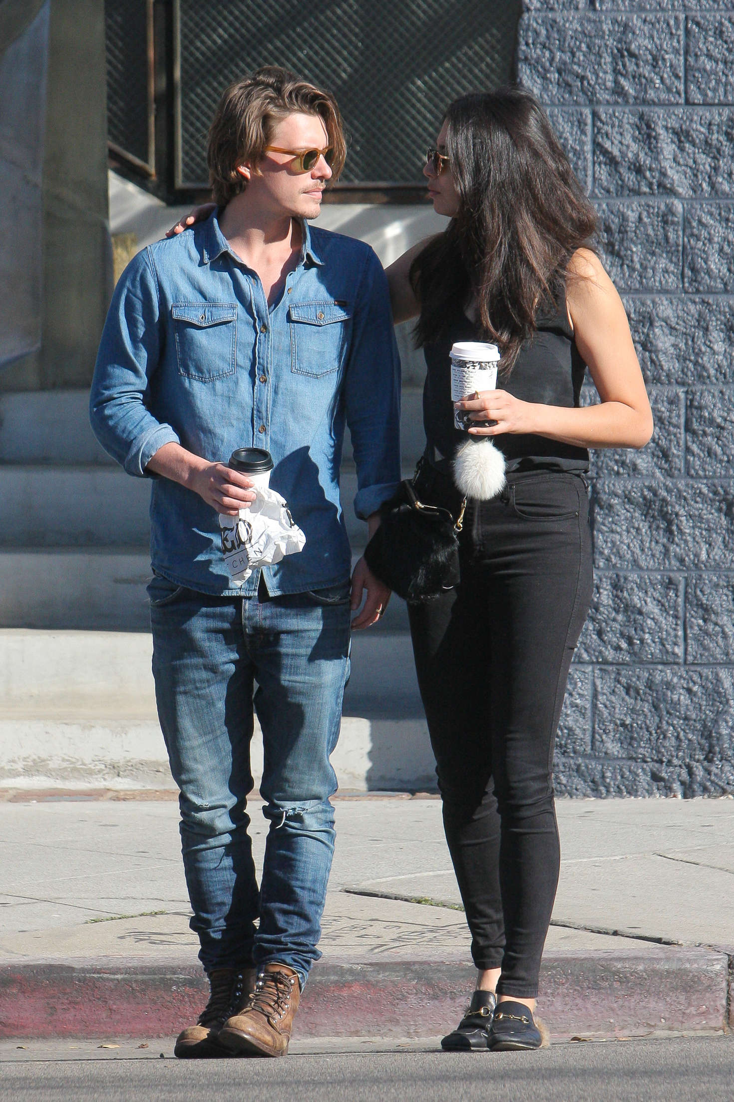Jessica Gomes With Boyfriend Out In West Hollywood